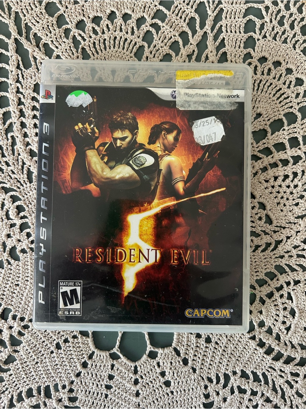 Resident Evil 5 PS3 Complete Game CIB Manual Capcom
